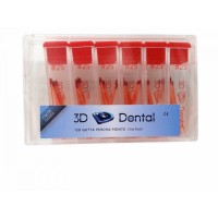 3D Dental Gutta Percha Points Vials 120/Pk #80